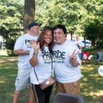 Comcast employees and family members having fun at Pride Festival