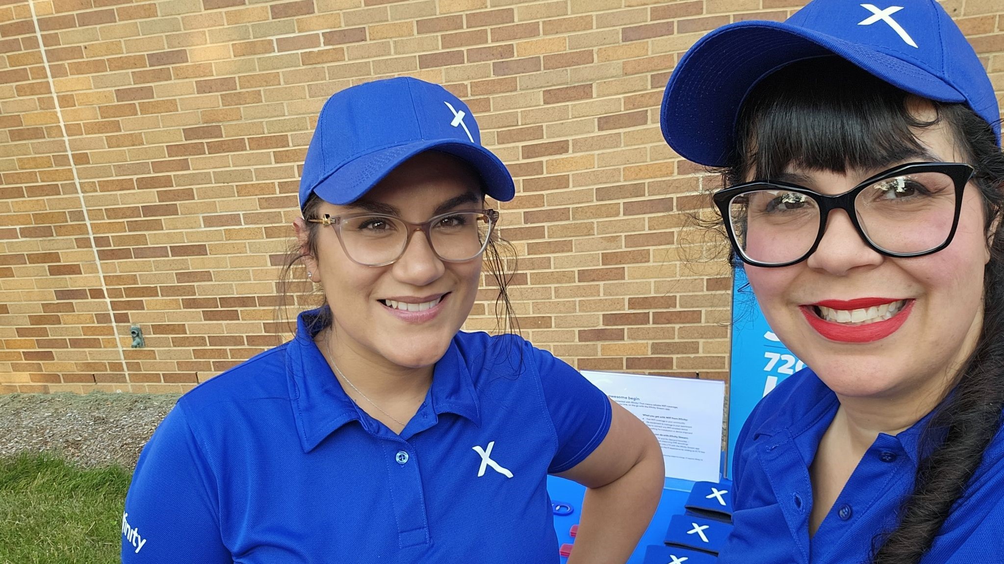 Two women at Xfinity on Campus event