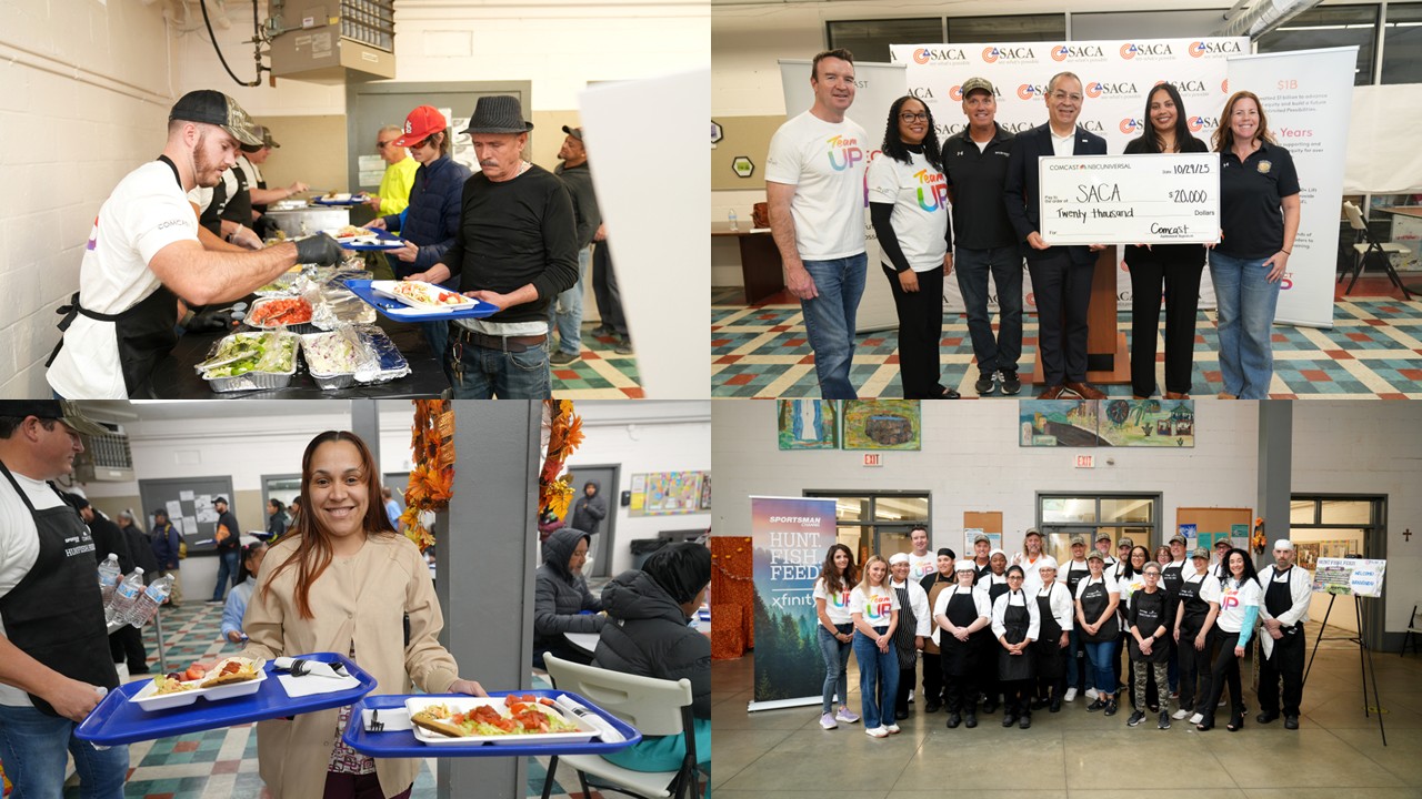 Comcast donates $20K to SACA during Sportsman Channel's Hunt.Fish.Feed Event